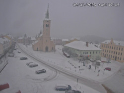 Náměstí, koste sv. Markéty