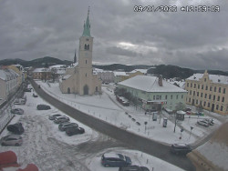 Náměstí, koste sv. Markéty