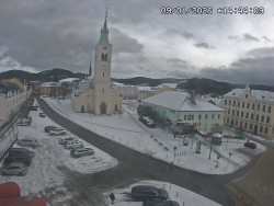 Náměstí, koste sv. Markéty