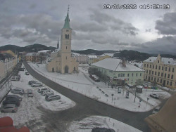 Náměstí, koste sv. Markéty