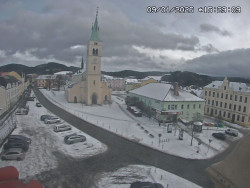 Náměstí, koste sv. Markéty