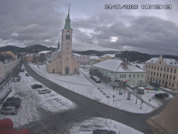 Náměstí, koste sv. Markéty