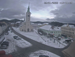 Náměstí, koste sv. Markéty