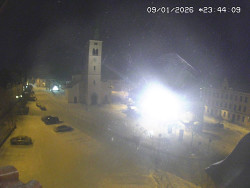 Náměstí, koste sv. Markéty