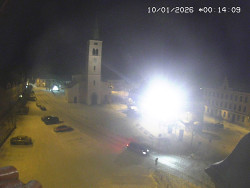 Náměstí, koste sv. Markéty