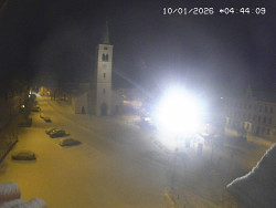 Náměstí, koste sv. Markéty