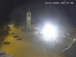 Náměstí, koste sv. Markéty