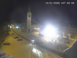 Náměstí, koste sv. Markéty