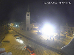 Náměstí, koste sv. Markéty