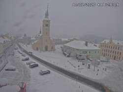 Náměstí, koste sv. Markéty