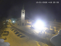 Náměstí, koste sv. Markéty