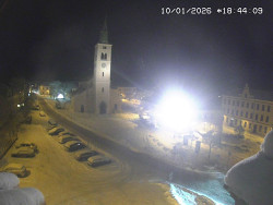 Náměstí, koste sv. Markéty