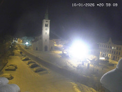 Náměstí, koste sv. Markéty