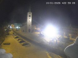 Náměstí, koste sv. Markéty