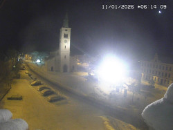 Náměstí, koste sv. Markéty