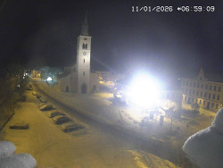 Náměstí, koste sv. Markéty