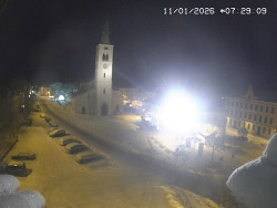 Náměstí, koste sv. Markéty