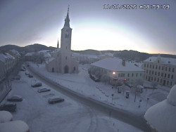 Náměstí, koste sv. Markéty