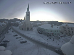 Náměstí, koste sv. Markéty