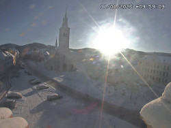 Náměstí, koste sv. Markéty