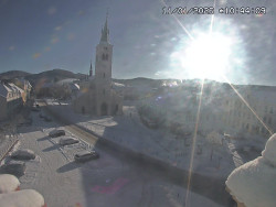 Náměstí, koste sv. Markéty