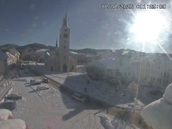 Náměstí, koste sv. Markéty