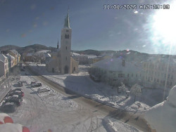 Náměstí, koste sv. Markéty