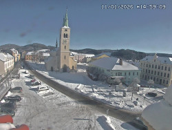 Náměstí, koste sv. Markéty