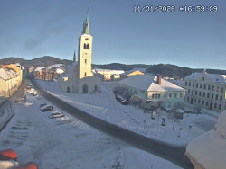 Náměstí, koste sv. Markéty