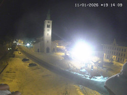 Náměstí, koste sv. Markéty