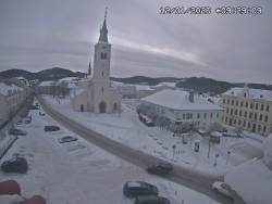 Náměstí, koste sv. Markéty