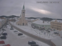 Náměstí, koste sv. Markéty