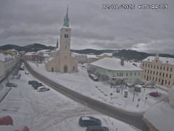 Náměstí, koste sv. Markéty