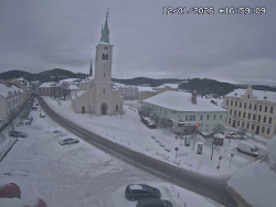 Náměstí, koste sv. Markéty