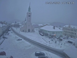 Náměstí, koste sv. Markéty