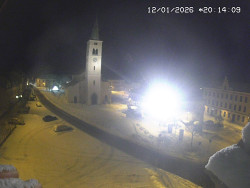 Náměstí, koste sv. Markéty