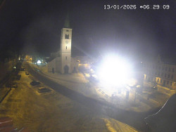 Náměstí, koste sv. Markéty