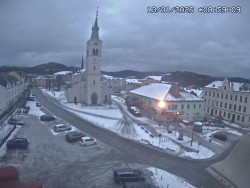 Náměstí, koste sv. Markéty