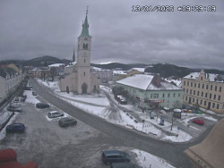 Náměstí, koste sv. Markéty