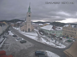 Náměstí, koste sv. Markéty