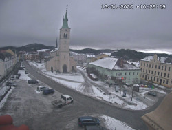 Náměstí, koste sv. Markéty