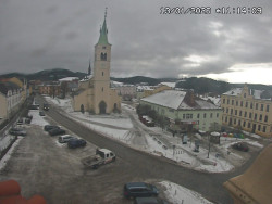 Náměstí, koste sv. Markéty