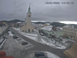 Náměstí, koste sv. Markéty