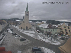 Náměstí, koste sv. Markéty