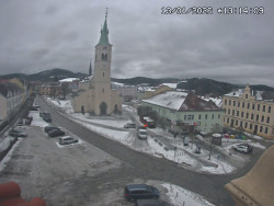 Náměstí, koste sv. Markéty