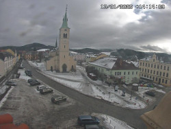 Náměstí, koste sv. Markéty