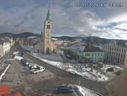 Náměstí, koste sv. Markéty