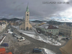 Náměstí, koste sv. Markéty