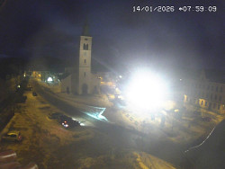 Náměstí, koste sv. Markéty