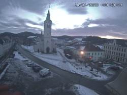 Náměstí, koste sv. Markéty